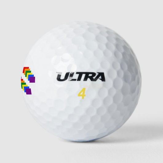 Balles De Golf Rainbow Golf Balls (Logo)