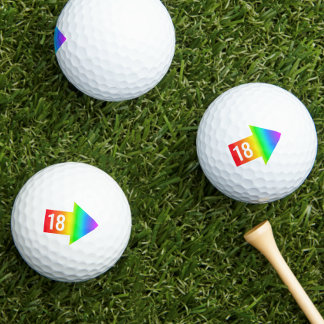 Balles De Golf Rainbow Impact Arrow ゴルフボール