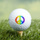 Balles De Golf Rainbow Peace (T-shirt Insitu)