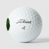 Balles De Golf Rasta femme noire afro rouge jaune vert (Logo)