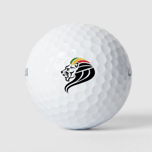 Balles De Golf Rasta Lion (Devant)
