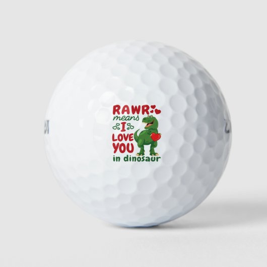 Balles De Golf Rawr Means (Devant)