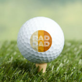 Balles De Golf Rayé Rétro Papa Radical (T-shirt Insitu)