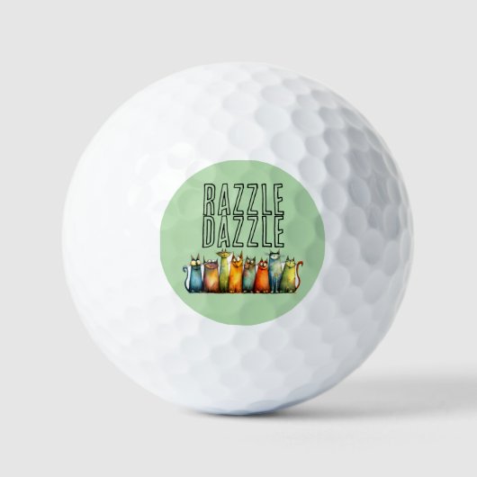 Balles de golf Razzle Dazzle (Recto)