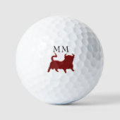 Balles De Golf Red Bull Monogrammed Golf Balls (Recto)