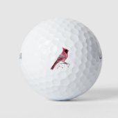 Balles De Golf Red Cardinal Bird (Devant)
