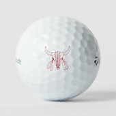 Balles De Golf Red Ghost Dance Buffalo Taylor Ballons de golf fai (Recto)