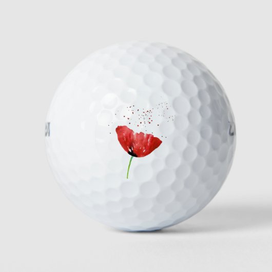 Balles De Golf Red Poppy (Devant)