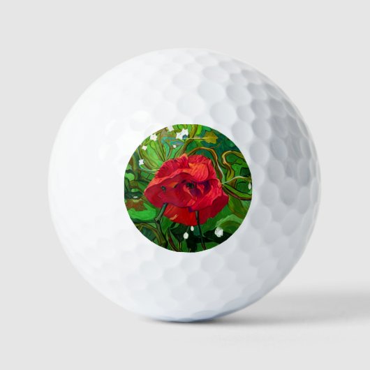 BALLES DE GOLF RED ROSE  (Recto)