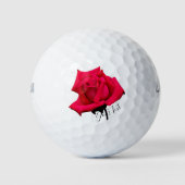 Balles De Golf Red Rose ゴルフボール (Devant)