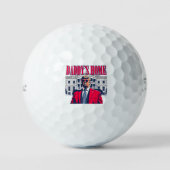 Balles De Golf Red White & Blue Daddy's Home Trump Whitehouse (Recto)