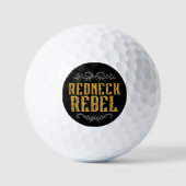 Balles De Golf Redneck Rebel (Recto)