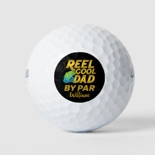 Balles De Golf Reel Cool Papa Fête des pères personnalisée