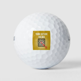Balles De Golf Réfléchissez à l'extérieur de la boîte