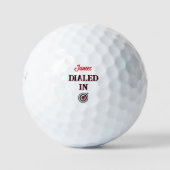 Balles De Golf Réglé - Nom / Initiale (Devant)