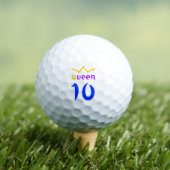 Balles De Golf Reine 10 (T-shirt Insitu)