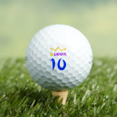 Balles De Golf Reine 10 (T-shirt Insitu)