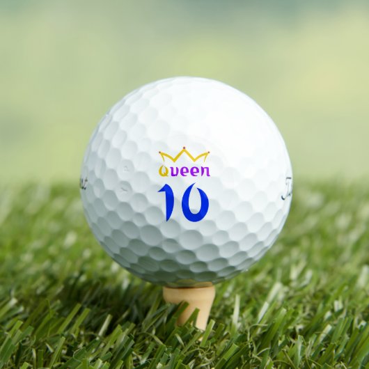 Balles De Golf Reine 10 (T-shirt Insitu)