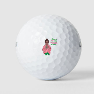Balles De Golf Reine rose et verte