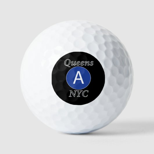 Balles De Golf Reines NYC Train A (Recto)