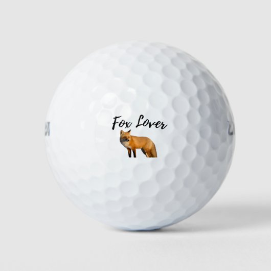 Balles De Golf Renard orange (Devant)