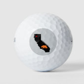 Balles De Golf République de Californie (Devant)