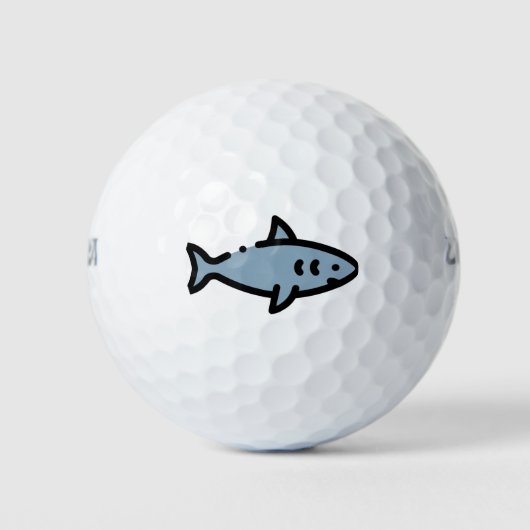 Balles De Golf Requin (Devant)