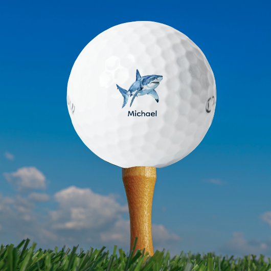 Balles De Golf Requin monographique personnalisé