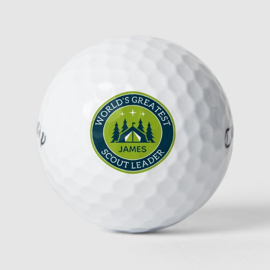 Balles De Golf Responsable scout personnalisé (Devant)