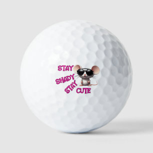 Balles De Golf Reste Ombragée, Reste mignonne souris