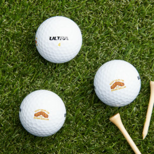 Balles De Golf Restez calme Je suis en train de cuire Challah drô