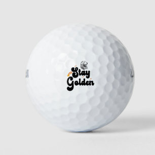 Balles De Golf Restez Golden Super Retriever Chien Animaux Animau