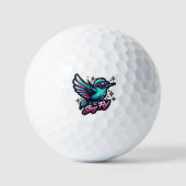 Balles De Golf Restez Motivant Hummingbird Golf Balls (Recto)