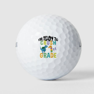 Balles De Golf Retour à l'école Je suis prêt à rocker 1ère année