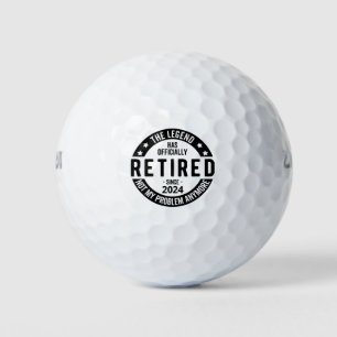 Balles De Golf Retraité 2024 Pas Mon Problème Plus, Drôle