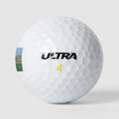 Balles De Golf Retraite cabine dans les collines (Logo)