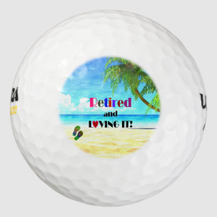 Balles De Golf Retraité et adoré !