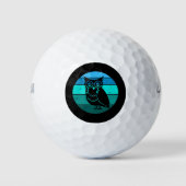 Balles De Golf Retro Owl (Devant)
