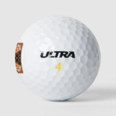 Balles De Golf Retro Tan Motif (Logo)