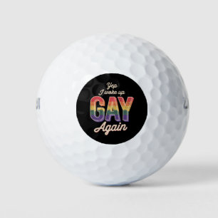 Balles De Golf Réveillé Fierté Gay Arc-en-ciel Queer Gay CSD Fête