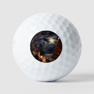 Balles De Golf Réveillon de Noël