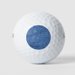 Balles De Golf Revêtement bleu blanc Denim - Regarder l'image