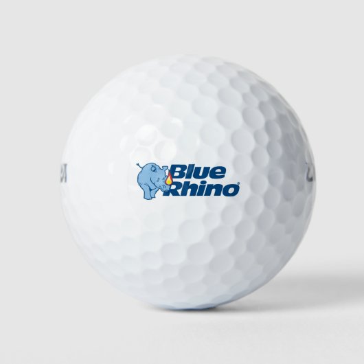 Balles De Golf Rhino bleu (Devant)