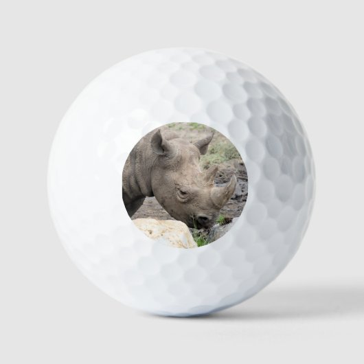 Balles De Golf rhino noir (Recto)