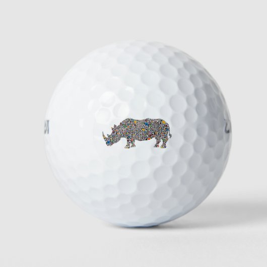 Balles De Golf Rhinoceros-Cheetah (Devant)