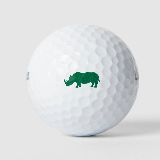 Balles De Golf Rhinoceros en Shamrock (Devant)