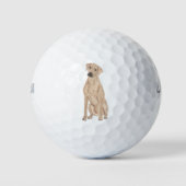 Balles De Golf Rhodesian Ridgeback personnalisé (Devant)
