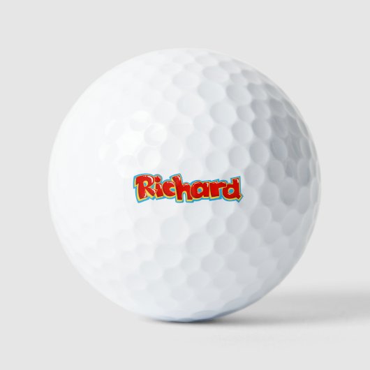 Balles De Golf Richard graffiti (Recto)