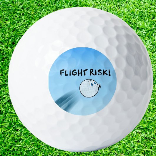 Balles De Golf Risque de vol ! Funny Golf Ball Flying through in 