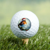Balles De Golf Robin de Noël (3) (T-shirt Insitu)